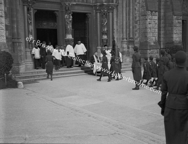 LAST CEREMONY OF BISHOP BROWNE WITH GIRL GUIDES